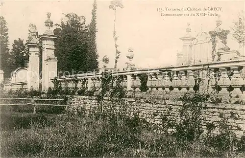 AK / Ansichtskarte Brecy_Aisne Terrasse du Chateau de Brecy  Brecy Aisne