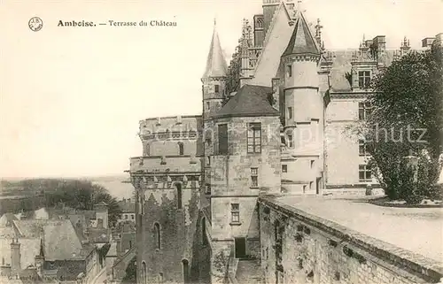 AK / Ansichtskarte Amboise Terrasse du Chateau Amboise