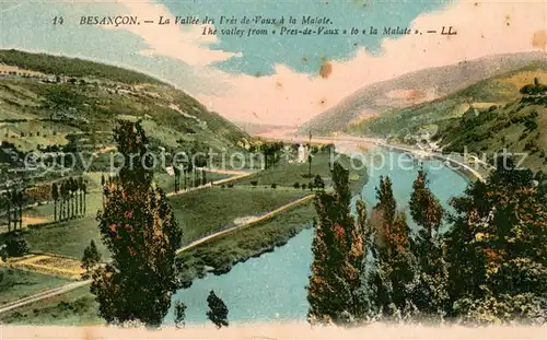 AK / Ansichtskarte Besancon_Doubs La Vallee des Pres de Vaux a la Malate Besancon Doubs