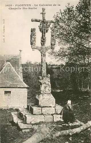 AK / Ansichtskarte Ploeven Le Calvaire de la Chapelle Ste Barbe Ploeven