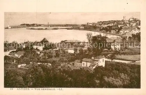 AK / Ansichtskarte Antibes_Alpes_Maritimes Vue generale Antibes_Alpes_Maritimes