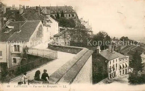 AK / Ansichtskarte Langres Vue sur les Remparts Langres