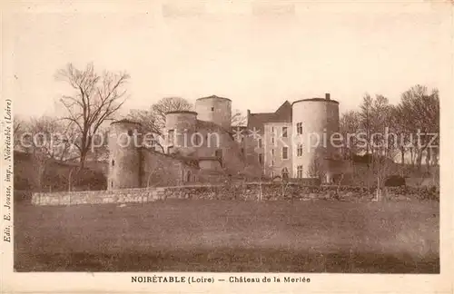 AK / Ansichtskarte Noiretable Chateau de la Merlee Noiretable