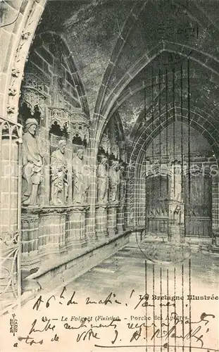 AK / Ansichtskarte Le_Folgoet Porche des Apotres Le_Folgoet