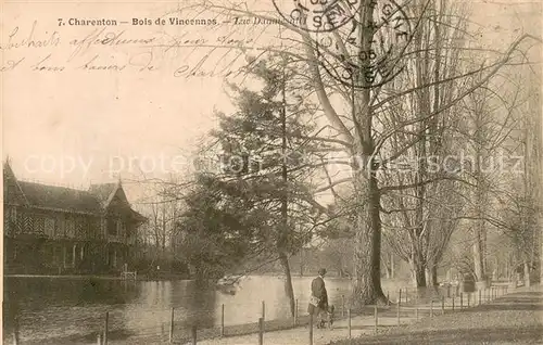 AK / Ansichtskarte Charenton du Cher Bois de Vincennes Lac Daumesuil Charenton du Cher