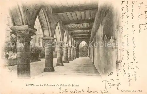 AK / Ansichtskarte Laon_Aisne La Colonnade du Palais de Justice Laon_Aisne