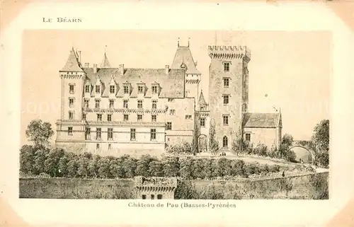 AK / Ansichtskarte Pau Chateau de Pau Pau