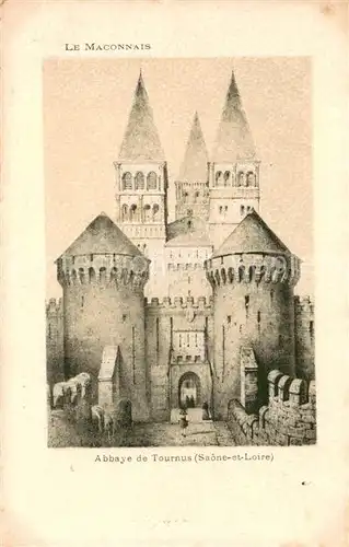 AK / Ansichtskarte Tournus Abbaye de Tournus Tournus