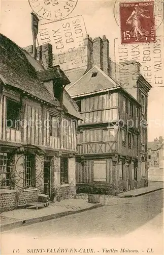 AK / Ansichtskarte Saint Valery en Caux Vielles Maisons Saint Valery en Caux