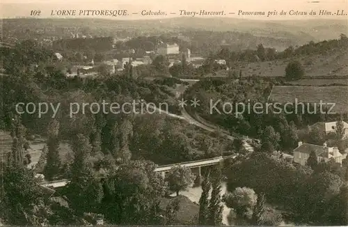 AK / Ansichtskarte Thury Harcourt Panorama pris du Coteau du Hom Thury Harcourt