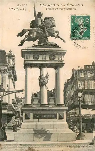 AK / Ansichtskarte Clermont Ferrand Statue de Vercingetorix Clermont Ferrand
