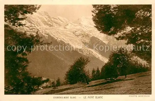 AK / Ansichtskarte Chamonix Le Mont Blanc Chamonix