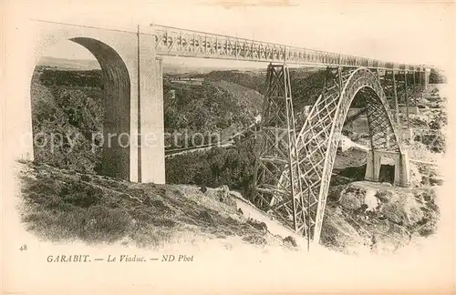 AK / Ansichtskarte Garabit_Viaduc_Construction_Eiffel Le Viaduc 