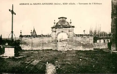 AK / Ansichtskarte Saint Antoine l_Abbaye Terrasse de l Abbaye Saint Antoine l Abbaye