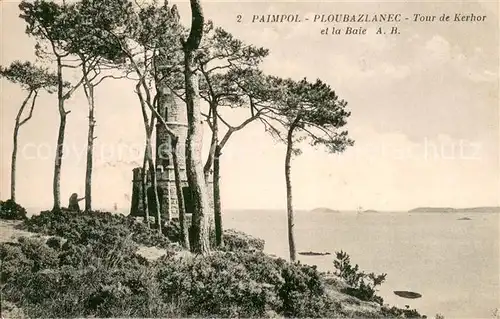 AK / Ansichtskarte Ploubazlanec Tour de Kerhor et la baie Ploubazlanec