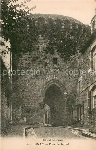 AK / Ansichtskarte Dinan Porte du Jerzual Dinan