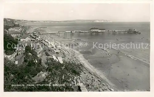 AK / Ansichtskarte Shanklin View from Rylstone Gardens Coast Shanklin