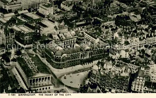 AK / Ansichtskarte Birmingham Heart of the city aerial view Birmingham