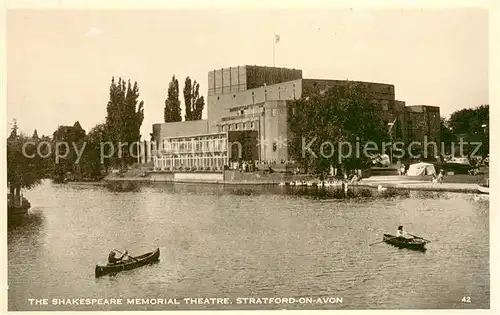 AK / Ansichtskarte Stratford on Avon The Shakespeare Memorial Theatre Stratford on Avon