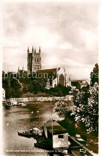 AK / Ansichtskarte Worcester Cathedral Worcester