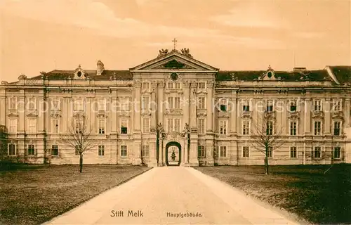 AK / Ansichtskarte Melk_Donau Stift Hauptgebaeude Kloster Melk_Donau
