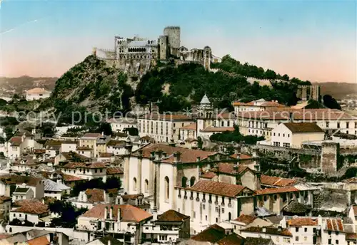 AK / Ansichtskarte Leiria Vista parcial Se e Castelo Leiria