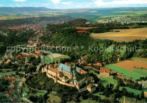 AK / Ansichtskarte Schwaebisch_Hall Benediktinerkloster Komburg Fliegeraufnahme Schwaebisch Hall