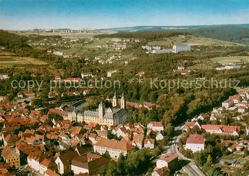 AK / Ansichtskarte Bad_Mergentheim Stadtbild mit Kloster Fliegeraufnahme Bad_Mergentheim