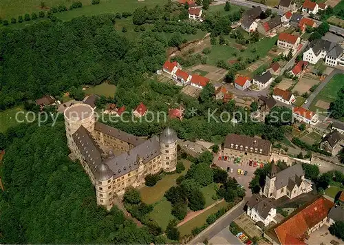 AK / Ansichtskarte Weselsburg_Bueren Die Weselsburg Jugendherberge Museum Tagungsstaette Fliegeraufnahme Weselsburg Bueren