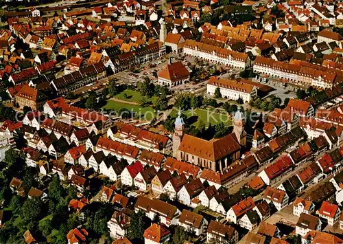 AK / Ansichtskarte Freudenstadt Stadtzentrum Kurort im Schwarzwald Fliegeraufnahme Freudenstadt