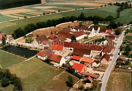 AK / Ansichtskarte Heiligkreuztal Ehemaliges Zisterzienserinnenkloster 13. Jhdt. Fliegeraufnahme Heiligkreuztal