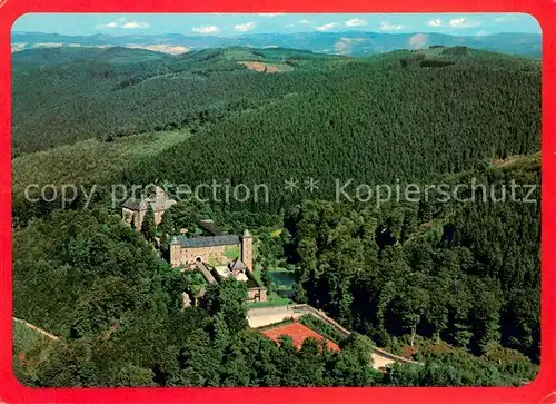AK / Ansichtskarte Attendorn Burg Schnellenberg Fliegeraufnahme Attendorn