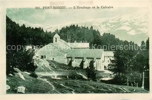 AK / Ansichtskarte Font Romeu Odeillo Via Ermitage et le Calvaire Font Romeu Odeillo Via