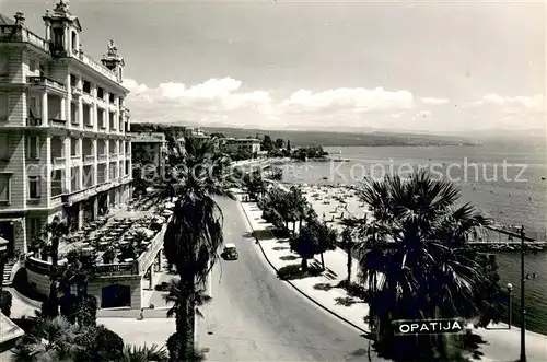 AK / Ansichtskarte Opatija_Istrien Promenade Opatija_Istrien