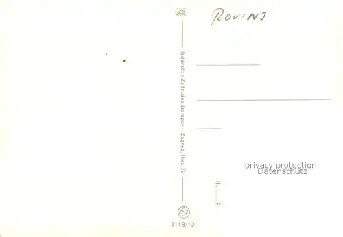 AK / Ansichtskarte Rovinj_Rovigno_Istrien Fliegeraufnahme Teilansichten 