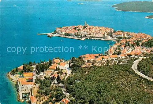 AK / Ansichtskarte Korcula Fliegeraufnahme Korcula