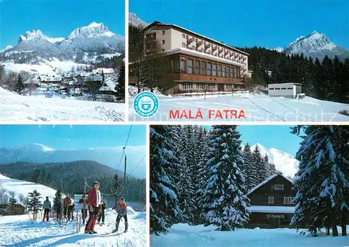 AK / Ansichtskarte Mala_Fatra Stefanova Hotel Boboty Lyzovanie  Mala_Fatra