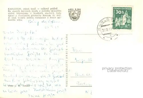 AK / Ansichtskarte Karlstejn Statni hrad Karlstejn