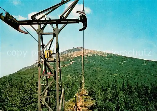 AK / Ansichtskarte Pec_pod_Snezkou Lanovka na Snezku Ski lift to Mount Snezka  Pec_pod_Snezkou