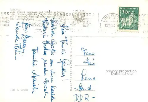 AK / Ansichtskarte Liberec Panorama Liberec