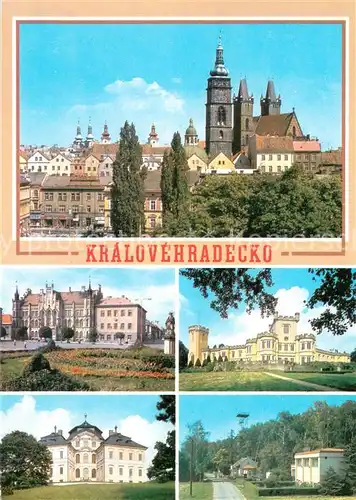 AK / Ansichtskarte Kralovehradecko_Hradec_Kralove Hradec Kralove Novy Bydzov Hradek u Nechanic zamek Chlumec nad Cidlinou Chlum valecne muzeum 