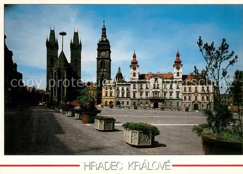 AK / Ansichtskarte Hradec_Kralove_Kralovehradecko Stare mesto Velke namesti radnice 