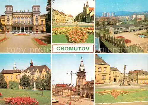 AK / Ansichtskarte Chomutov Teilansichten Chomutov