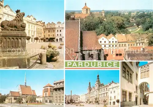 AK / Ansichtskarte Pardubice_Pardubitz Historicke jadro mesta bylo prohlaseno v roce 1964 mestskou pamatkovou rezervaci Pardubice Pardubitz