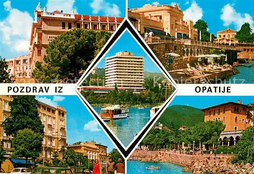 AK / Ansichtskarte Opatija_Istrien Teilansichten Opatija_Istrien