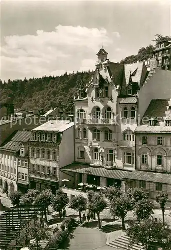 AK / Ansichtskarte Karlovy_Vary Lazensky dum Puskin Karlovy Vary