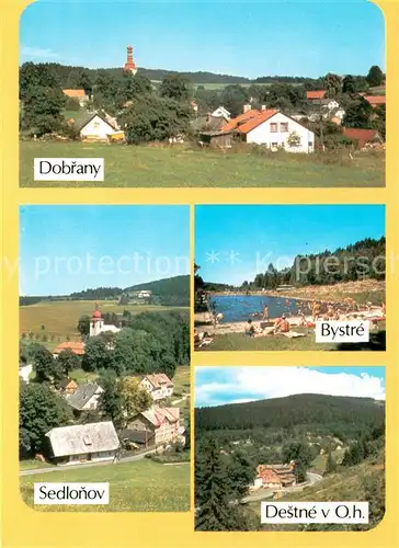 AK / Ansichtskarte Dobrany Sedlonov Bystre Destne v Oh Dobrany