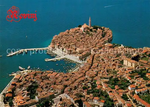 AK / Ansichtskarte Rovinj_Rovigno_Istrien Fliegeraufnahme 