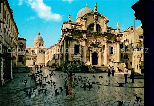 AK / Ansichtskarte Dubrovnik_Ragusa Strassenpartie Dubrovnik Ragusa