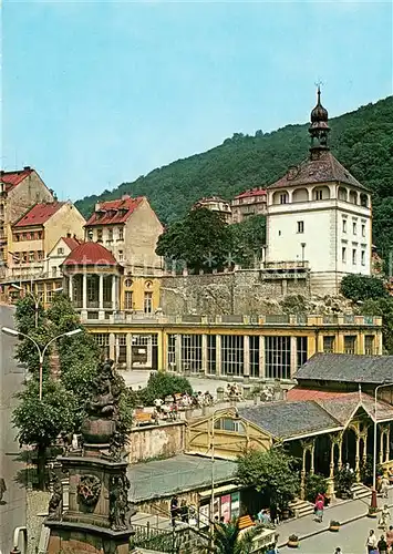 AK / Ansichtskarte Karlovy_Vary zamecka vez Karlovy Vary